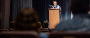 Donna Shalala at Celebrating Women who Communicate. Photo by TJ Lievonen.