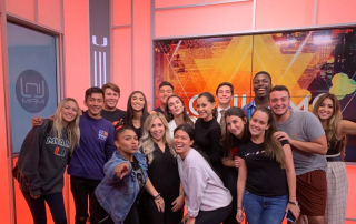 UniMiami crew on set