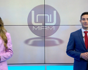 Isabella Santos and Piero Vasquez host an episode of UniMiami