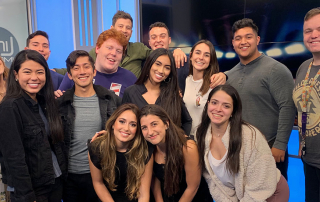 UniMiami crew on set