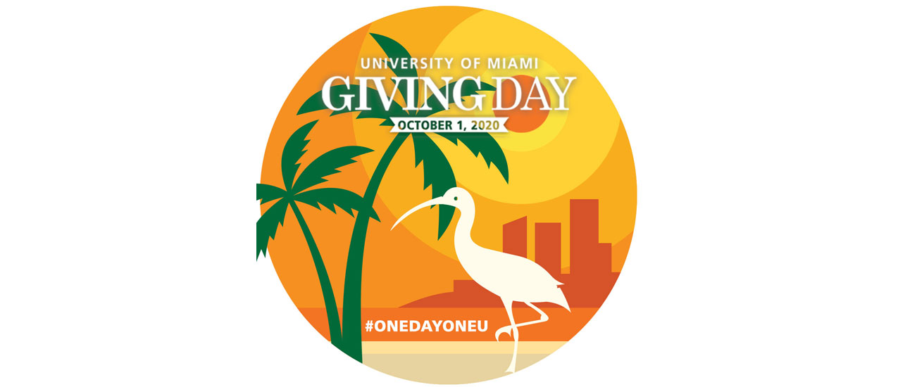 On October 1, the University of Miami will celebrate its second annual #OneDayOneU Giving Day.