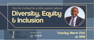 Orange Umbrella will be hosting Ronald Roberts, Managing Partner at global marketing communications firm Finn Partners, for a discussion about DE&I in agency life on Tuesday, March 23 at 5 p.m.