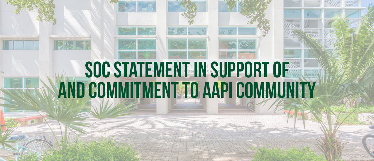 SoC Statement in Support of and Commitment to AAPI Community