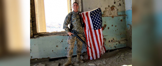 Jack Miller photographed on the western edge of Kabul, Afghanistan in 2009.