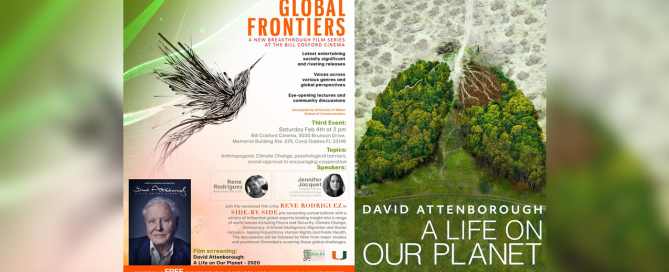 Global Frontiers Screening Series: "A Life On Our Planet"