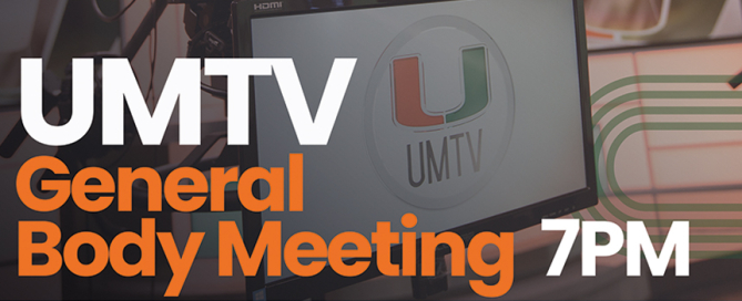 UMTV General Body Meeting