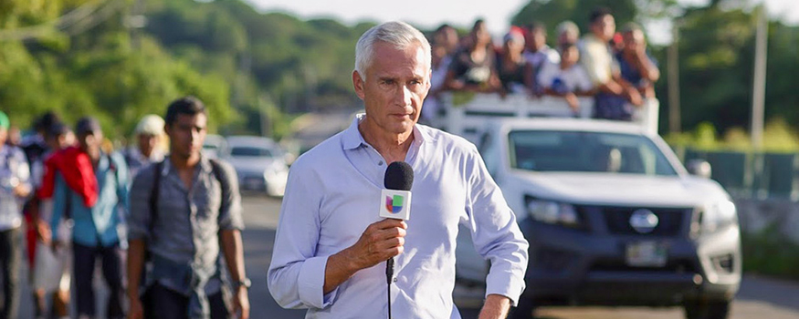 Reporter and anchor Jorge Ramos has established an endowed scholarship at the School of Communication for journalism students.