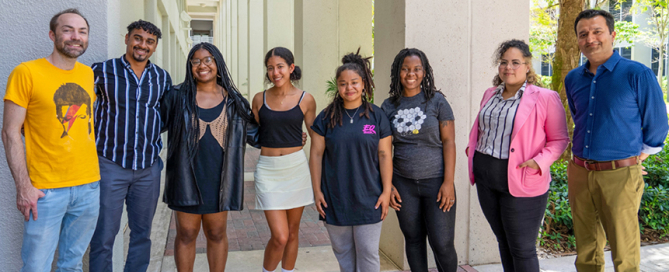 The team that developed Answer Campus. Photo: Matthew Rembold/University of Miami