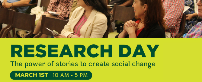 Research Day: The Power of Stories to Create Social Change