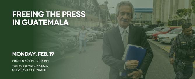 Freeing the Press in Guatemala