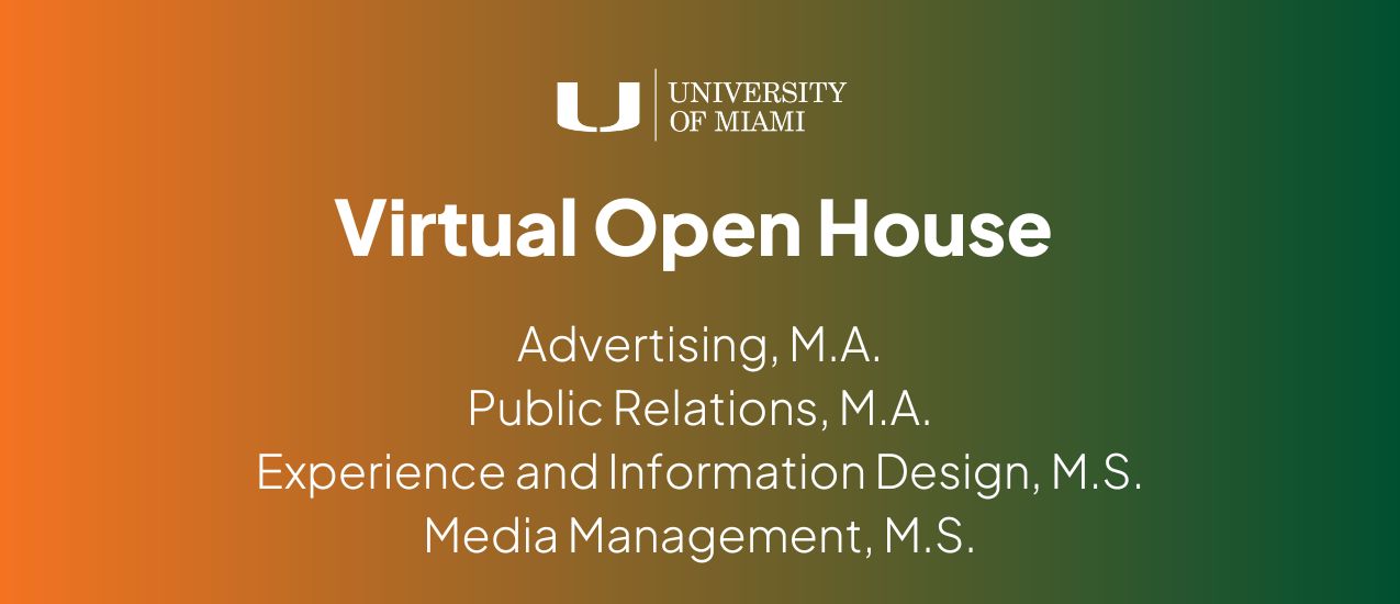 Grad Open House 2025 M.A.s and M.S.s