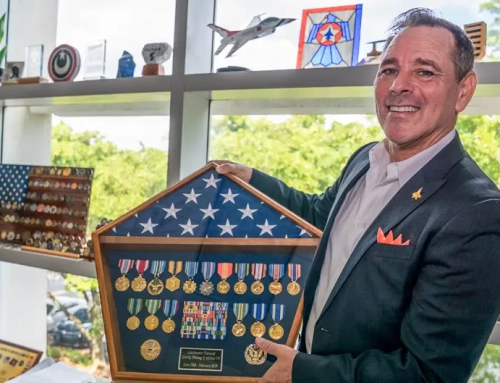 My favorite things: ‘My shadow box and challenge coins’